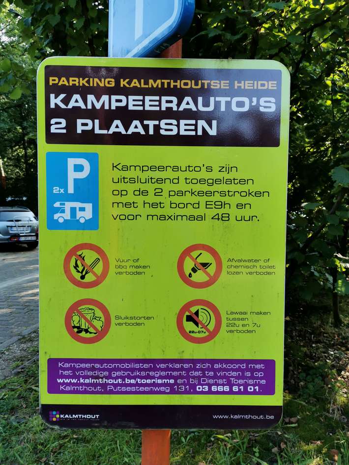 Parking Vlaams natuurreservaat De Kalmthoutse Heide